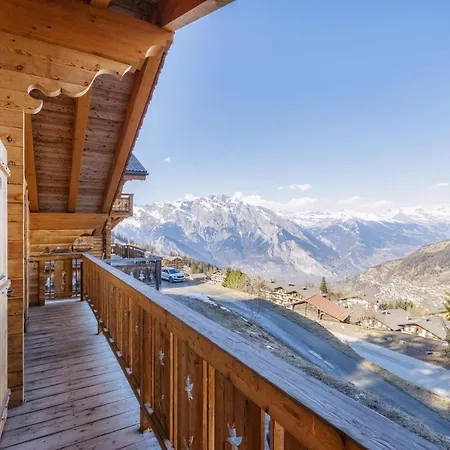 シャレー Coucou Luxury 10 Pax With Incredible Views And Garage ラ・ズマ