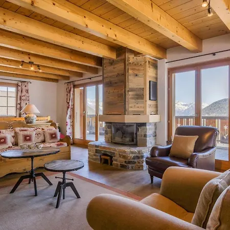 シャレー Coucou Luxury 10 Pax With Incredible Views And Garage